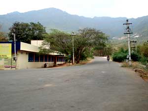 Road towards the Temple from Adivaram