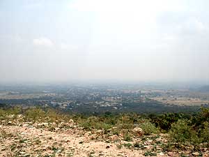 Another View of Coimbatore City from  Marudamalai Temple