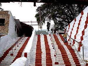 Final Steps leading to Marudamalai Temple