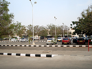 Spacious Parking Area for Vehicles at the Airport