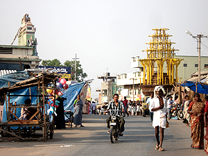 The Road Leading to Arulmigu Aranganatha Swamy Thirukovil Karamadai
