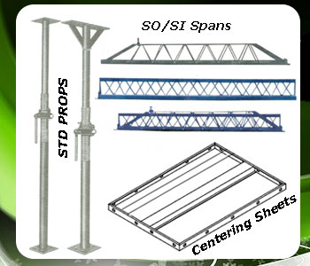 STD PROPS, Centering Sheets, SO/SI SPANS
